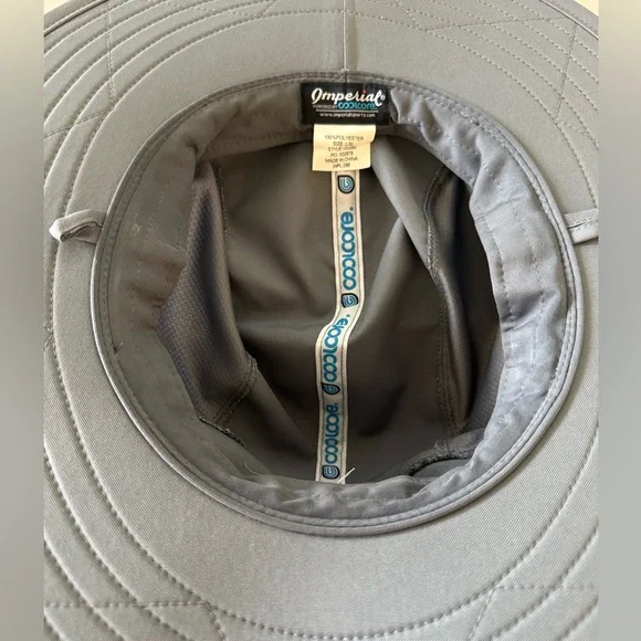 Imperial Wide Brim Sun Hat - Golf L/XL - Gray - Picture 3 of 3